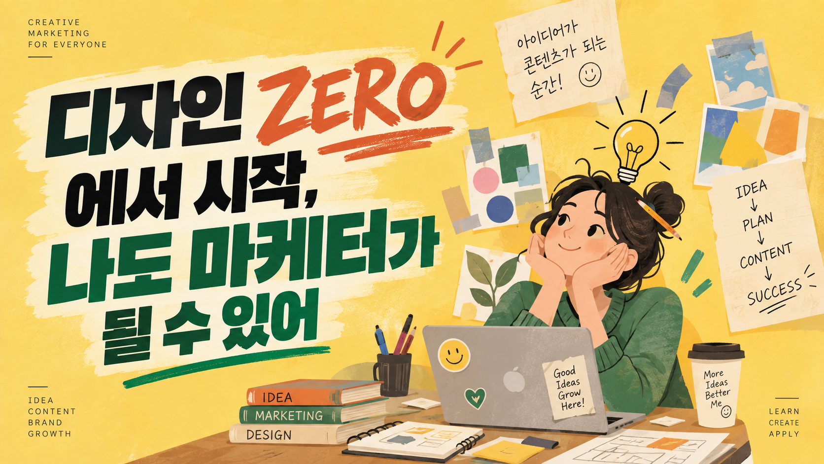 디자인 ZERO에서 시작, 나도 마케터가 될 수 있어